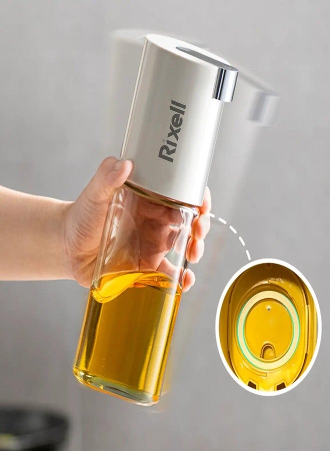 RIXELL Plastic Oil Dispenser Bottle with Gravity Spout, 500ml Leakproof Container for Cooking, Air Fryer, BBQ, Salad, Non-Stick Pans, BPA-Free (PACK OF-1 MULTI COLOUR) (PLASTIC) - Image 5